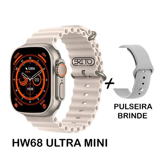 Imagem de Relogio Smartwatch HW68 Ultra Mini 41mm Series 8 Lançamento 2024