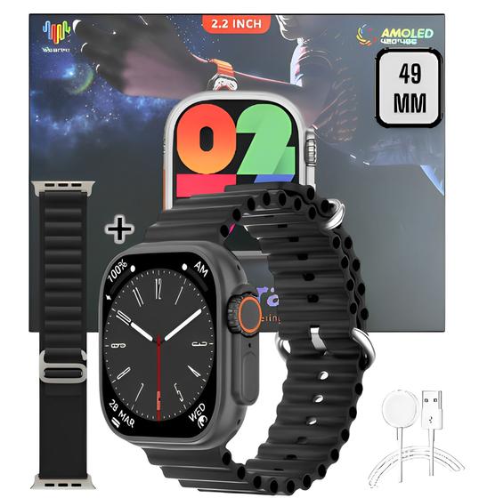Imagem de Relógio Smartwatch Hw9 Ultramax Series 9 Amoled Nfc Original