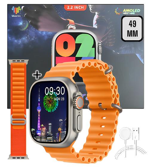 Relógio Smartwatch Hw9 Ultramax Series 9 Amoled Nfc Original ...