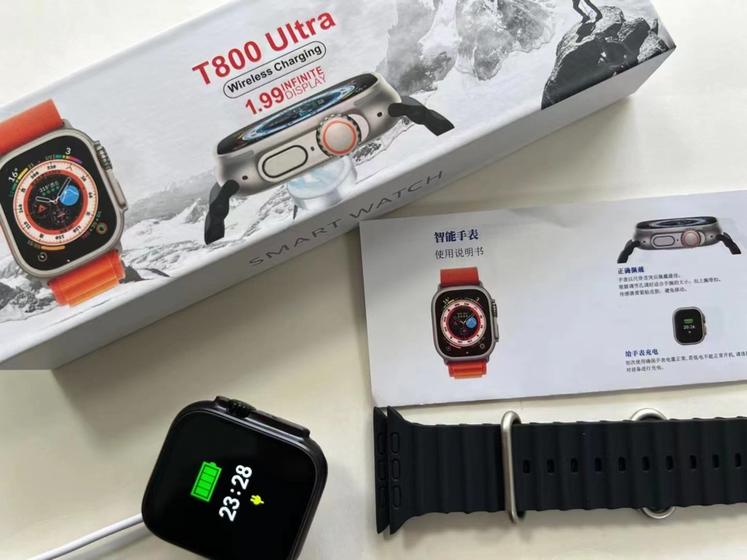 Imagem de Relógio Smartwatch inteligente T800 Ultra  PRETA