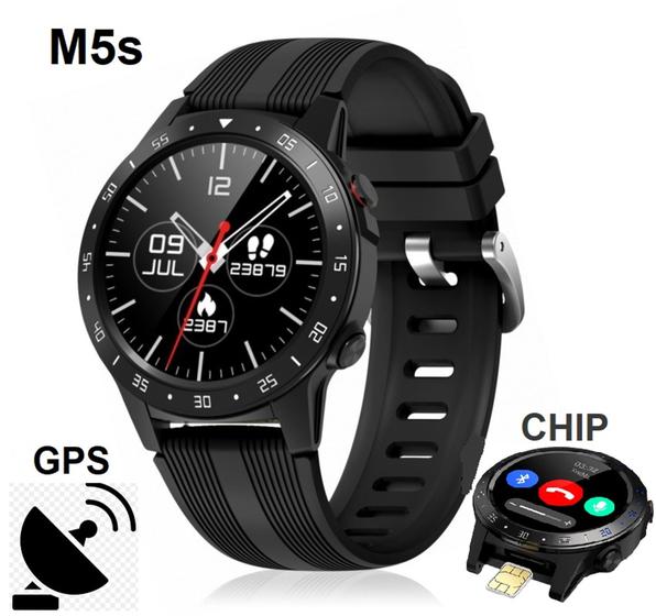 Relogio Smartwatch M5s Faz Chamadas Baixa Foto Gps Chip Menor preço em Relogio Smartwatch M5s Faz Chamadas Baixa Foto Gps Chip