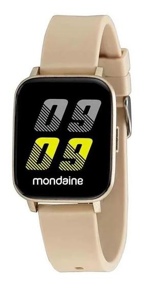 Imagem de Relógio Smartwatch Mondaine 16001m0mvnv5 35mm Silicone Bege