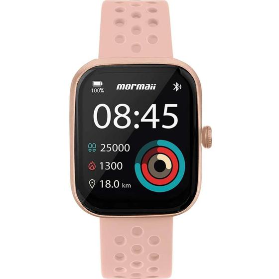 Imagem de Relogio Smartwatch Mormaii Life Ultra Full Display, Bluetooth, 5ATM, Touch, Rosa - MOLIFEUAJ/8T