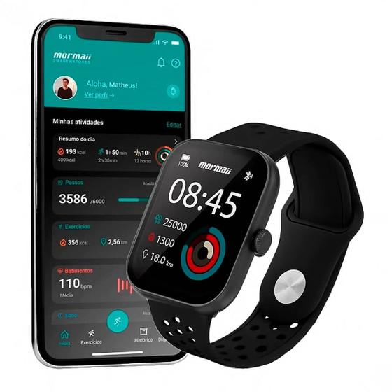Relógio Smartwatch Mormaii MOLIFEUAI/8P Menor preço em Relógio Smartwatch Mormaii MOLIFEUAI/8P