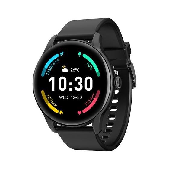 Relógio Smartwatch Qcy GTR S4 Bluetooth 5.1 Resistência Ipx8 Preto Menor preço em Relógio Smartwatch Qcy GTR S4 Bluetooth 5.1 Resistência Ipx8 Preto