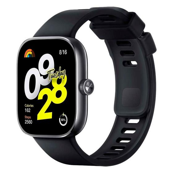 Relógio Smartwatch RedmiWatch 4 Com Gps Preto Menor preço em Relógio Smartwatch RedmiWatch 4 Com Gps Preto