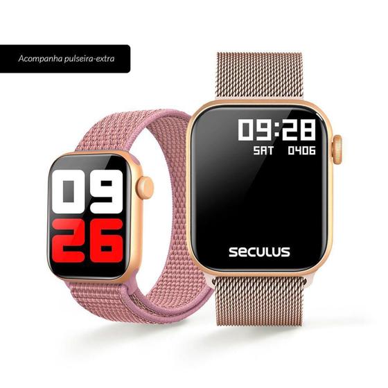 Relógio Smartwatch Seculus Unissex 17001MPSVRL4 Menor preço em Relógio Smartwatch Seculus Unissex 17001MPSVRL4