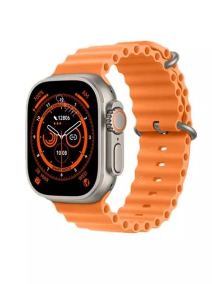 Relógio Smartwatch Ultra 8 Série 8 Watch8 Esportivo Nfc 1.91 Tela Amoled Touch Screen Menor preço em Relógio Smartwatch Ultra 8 Série 8 Watch8 Esportivo Nfc 1.91 Tela Amoled Touch Screen
