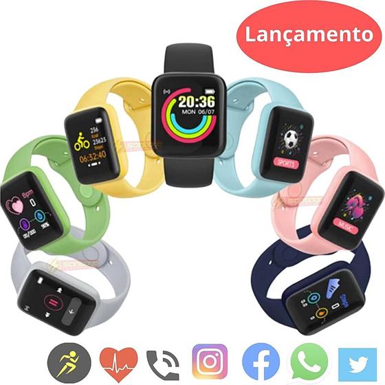 Imagem de Relógio Smartwatch Ultra Compatível celular foto na tela