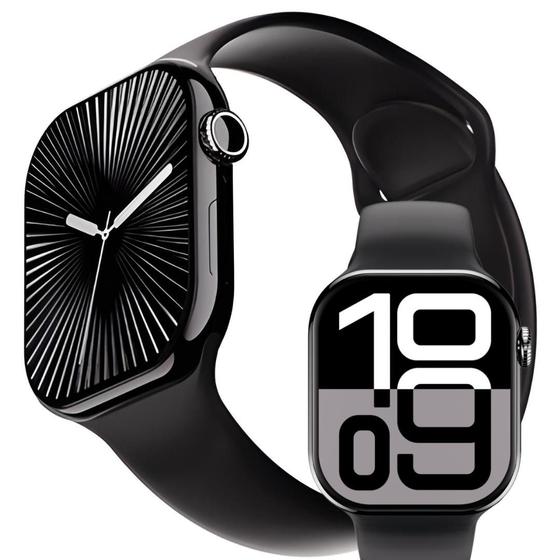 Imagem de Relógio Smartwatch W10 Microwear Watch 10 Original Lançamento 2025 NFC tela 47m Amoled 120Hz novo sistema Micro Os 10 relógio Design Premium