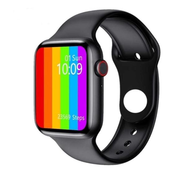 Relogio Smartwatch W26 Plus Coloca Foto na tela Novo Modelo 44mm Tela Infinita Android iOS Menor preço em Relogio Smartwatch W26 Plus Coloca Foto na tela Novo Modelo 44mm Tela Infinita Android iOS