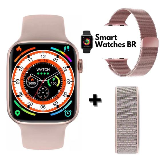 Relógio Smartwatch W59 Pro Microwear Serie 9 Nfc 47mm Original + 2 Pulseiras Menor preço em Relógio Smartwatch W59 Pro Microwear Serie 9 Nfc 47mm Original + 2 Pulseiras