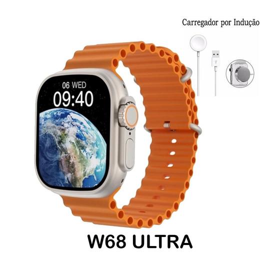 Imagem de Relogio Smartwatch W68 Ultra 45mm Series 8 Watch8 Android iOS