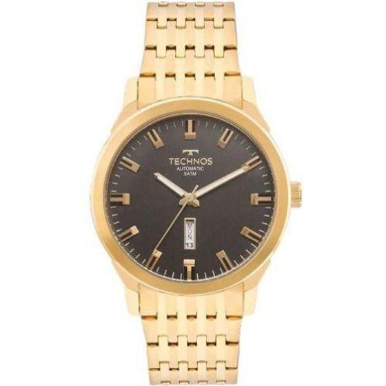 Relógio Technos Classic Automático Dourado Masculino 8205OF/4P Menor preço em Relógio Technos Classic Automático Dourado Masculino 8205OF/4P