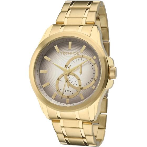 Relógio Technos Classic Grandtech Dourado Feminino 6p22ac/4c Menor preço em Relógio Technos Classic Grandtech Dourado Feminino 6p22ac/4c