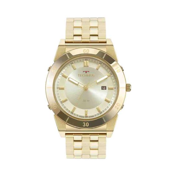 Imagem de Relógio Technos Curvas Dourado Masculino 1S13CQ/4X