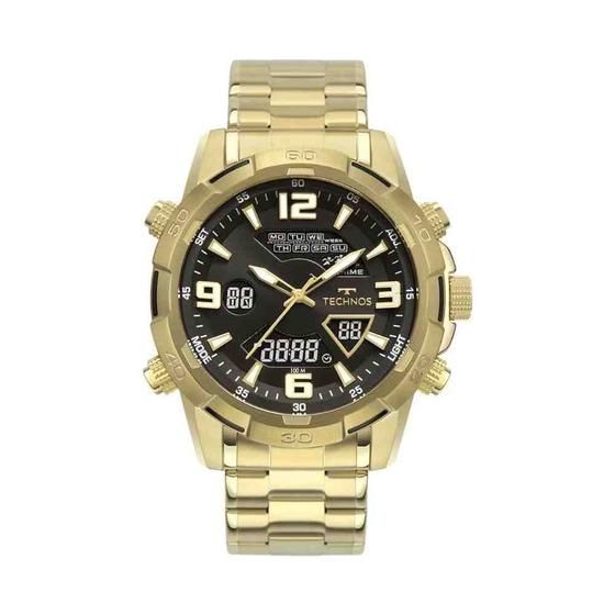 Imagem de Relógio Technos Digitech Dourado Masculino W23305AB/1P