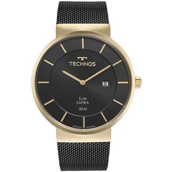 Imagem de Relógio Technos Feminino Slim Bicolor GM17AB/1P PRETO