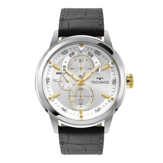 Relogio technos grandtech puls couro multifunção 6p57af-0x Menor preço em Relogio technos grandtech puls couro multifunção 6p57af-0x