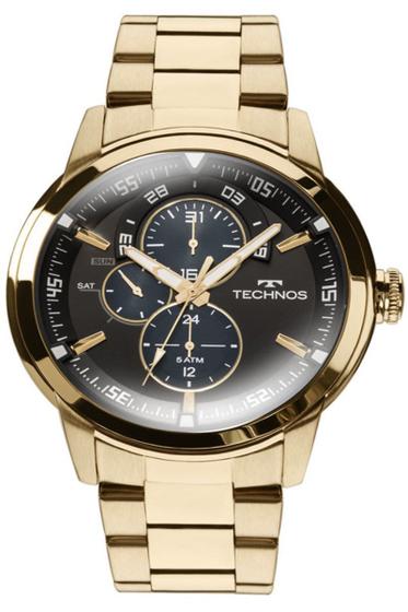 Imagem de Relógio Technos Masculino Clássico Grandtech Dourado 6P57AA/4P