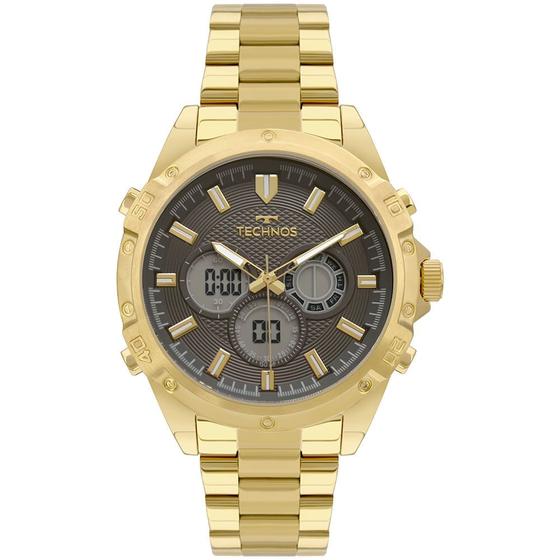 Imagem de Relógio Technos Masculino Digitech Dourado - BJ3814AB/1P