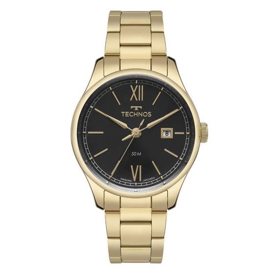 Imagem de Relógio Technos Masculino Ref: 2115Tyk/1P Classic Dourado