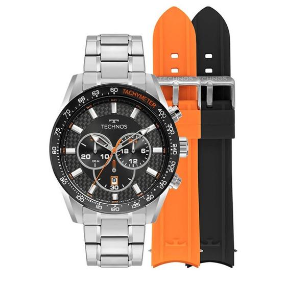 Relógio Technos Masculino Ts_Carbon JJS25BBC/T1P - Troca Pulseira Menor preço em Relógio Technos Masculino Ts_Carbon JJS25BBC/T1P - Troca Pulseira