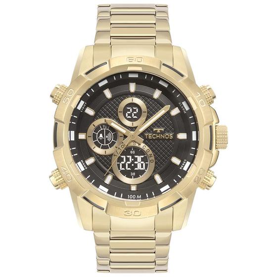 Imagem de Relógio Technos Masculino Ts Digitech Dourado  BJ4060AB/1P