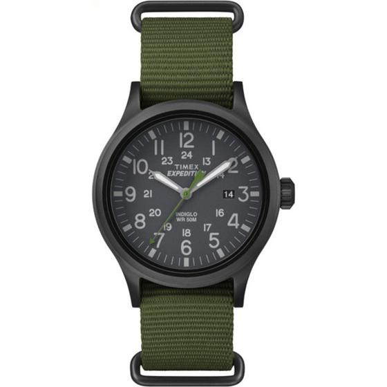 Imagem de Relógio Timex Expedition Scout para homens, estojo preto de 40 mm