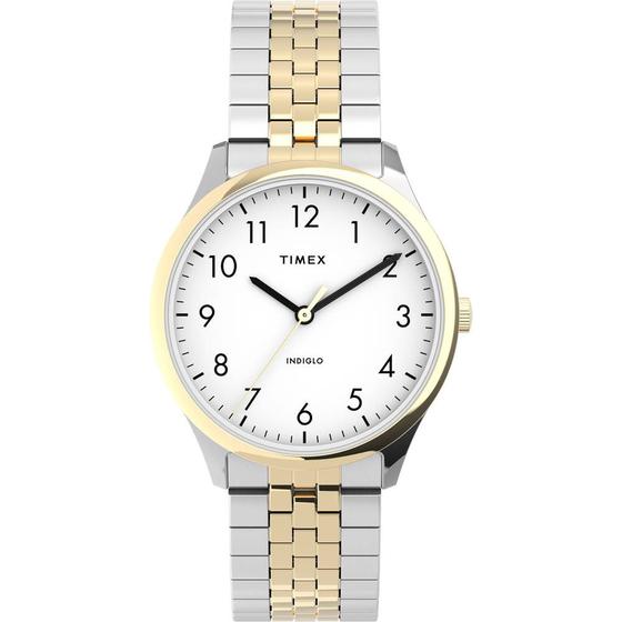 Imagem de Relógio Timex Feminino Ref: Tw2u40400 Mola Bicolor Easy Reader