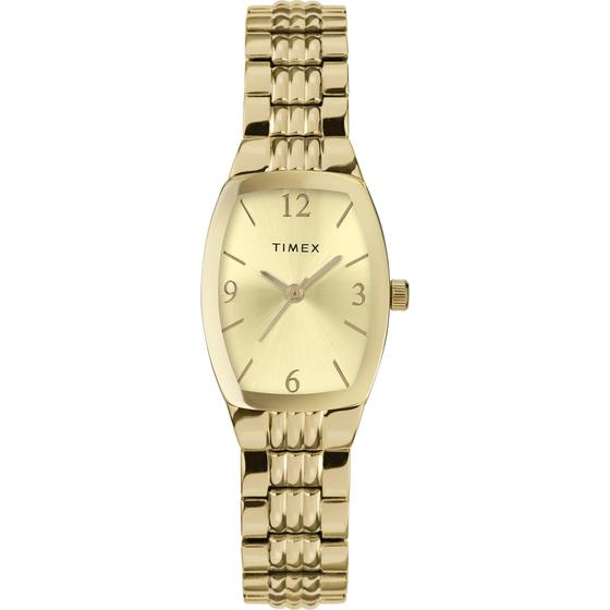 Imagem de Relógio Timex Feminino Tonneau Dourado - Caixa de 21mm