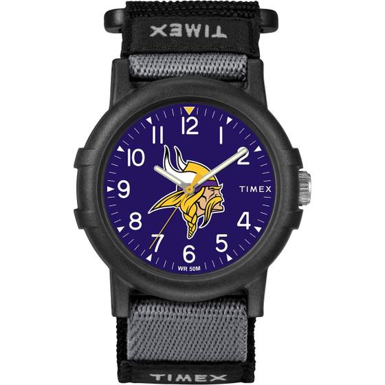 Imagem de Relógio Timex NFL Recruit 38mm - Minnesota Vikings - Pulseira de Tecido