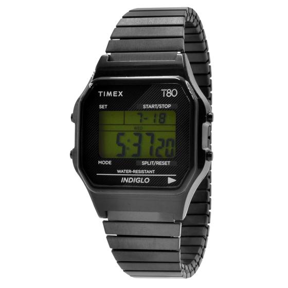 Imagem de Relógio Timex T80 Preto - Caixa 34mm e Pulseira de Aço Inoxidável