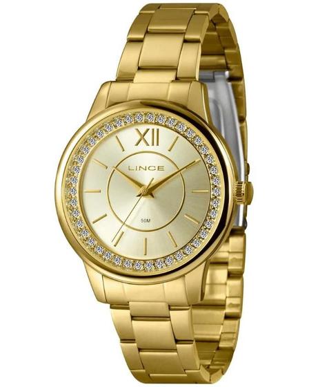 Imagem de Relógio Urban Lince Dourado Feminino LRGJ158L40 C3KX