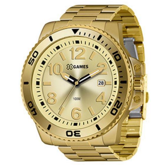 Relógio X-Games Masculino Dourado Xmgs1032 C2Kx - Relógio Masculino ...