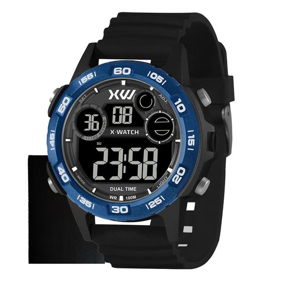 Imagem de Relógio X-Watch Masculino Digital Esportivo Xmppd635 +