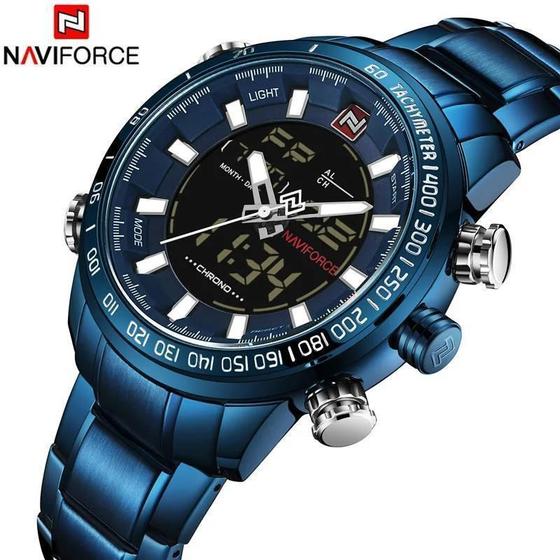 Imagem de Relógios De Moda Masculinos Naviforce 9093 Anal Quartz