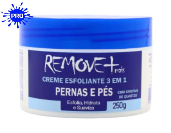 Imagem de Remove+Mais creme esfoliante 3 em 1 pernas e pés