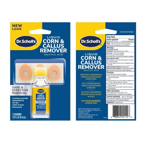 Imagem de Removedor de Calos e Milho Dr. Scholl's - 10ml com Almofadas