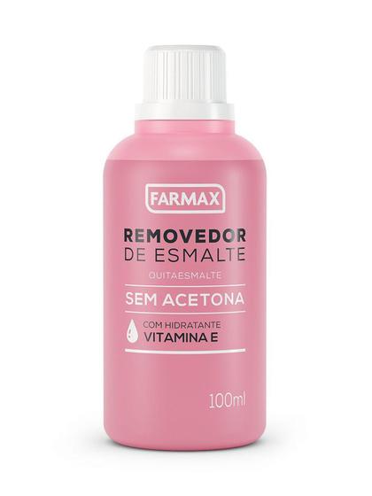 Imagem de Removedor de Esmalte Sem Acetona Farmax Com Vitamina E 100ml