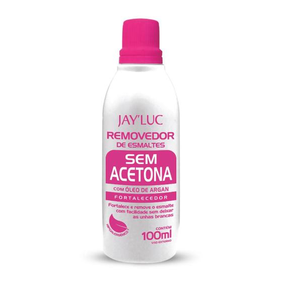 Imagem de Removedor De Esmaltes Com Óleo De Argan Jay Luc 100Ml, Jay'Luc Cosméticos, Removedor Aromatizado De Esmaltes Sem Acetona