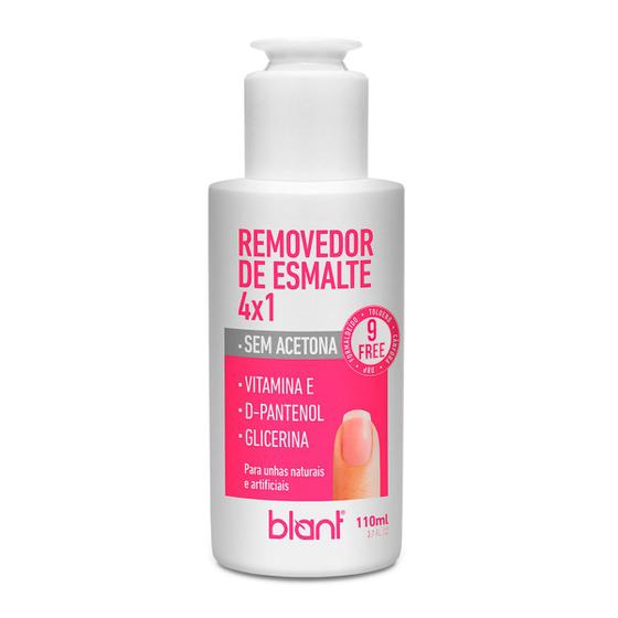 Imagem de Removedor De Esmaltes Sem Acetona Fortalecedora 4x1 110ml Blant