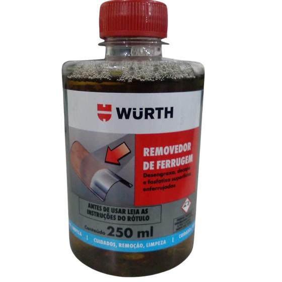 Imagem de Removedor De Ferrugem Limpa Chassi Desengraxante Wurth 250ml