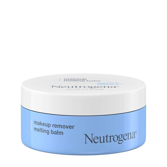 Imagem de Removedor de maquiagem de neutrogena derretendo bálsamo ao óleo com vitamina E, maquiagem suave e nutritiva removendo bálsamo para olho, lábio ou maquiagem facial, viagem amigável para on-the-go, 2,0 onças