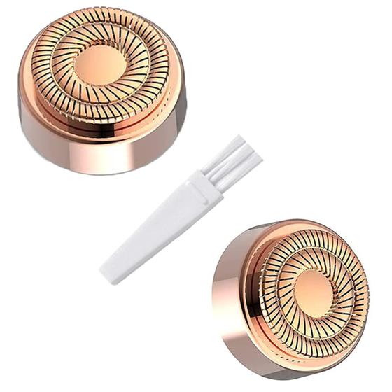 Imagem de Removedor de Pelos Faciais Flawless - 6 Cabeças de Ouro Rosa 18K