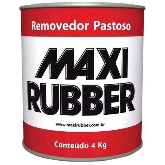 Imagem de Removedor de tinta pastoso 4 kg maxi rubber