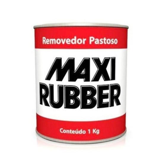 Imagem de Removedor De Tinta Pastoso Maxi Rubber 1kg Pasta Removedora