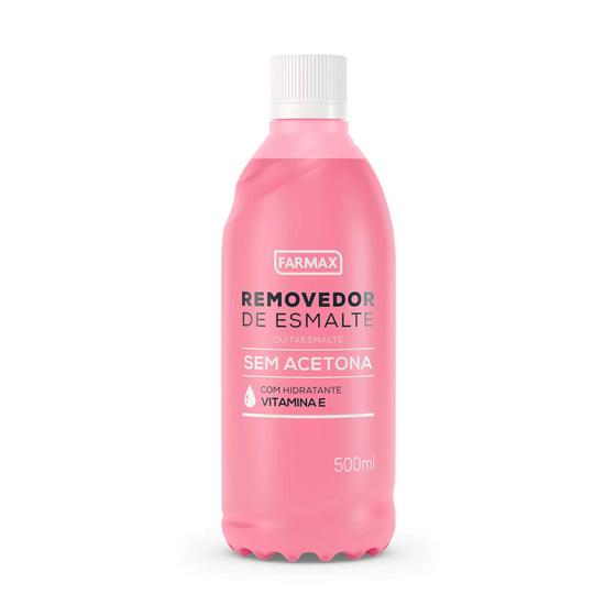 Imagem de Removedor Esmalte Sem Acetona 500 Ml Farmax com vitamina E