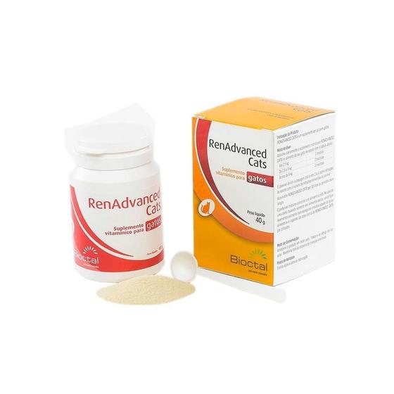 Imagem de Renadvanced Cats Bioctal Suplemento Vitamínico Gatos - 40G