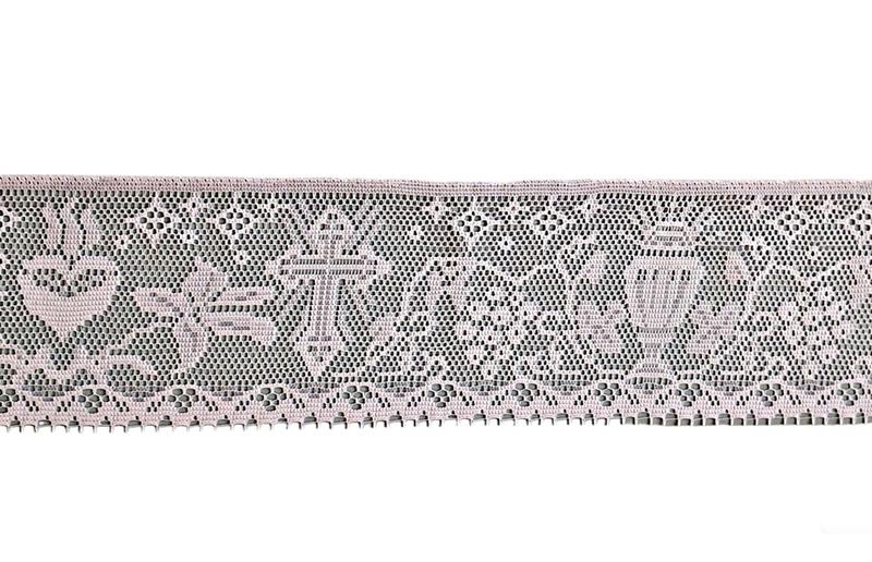 Imagem de Renda Litúrgica Cálice Sagrado 15 Cm Larg Kit Com 10 Mts
